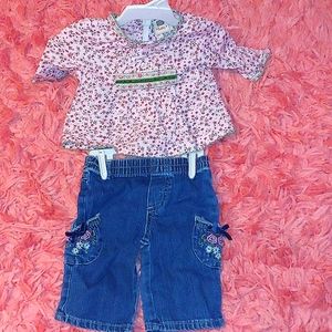 Faded Glory floral outfit